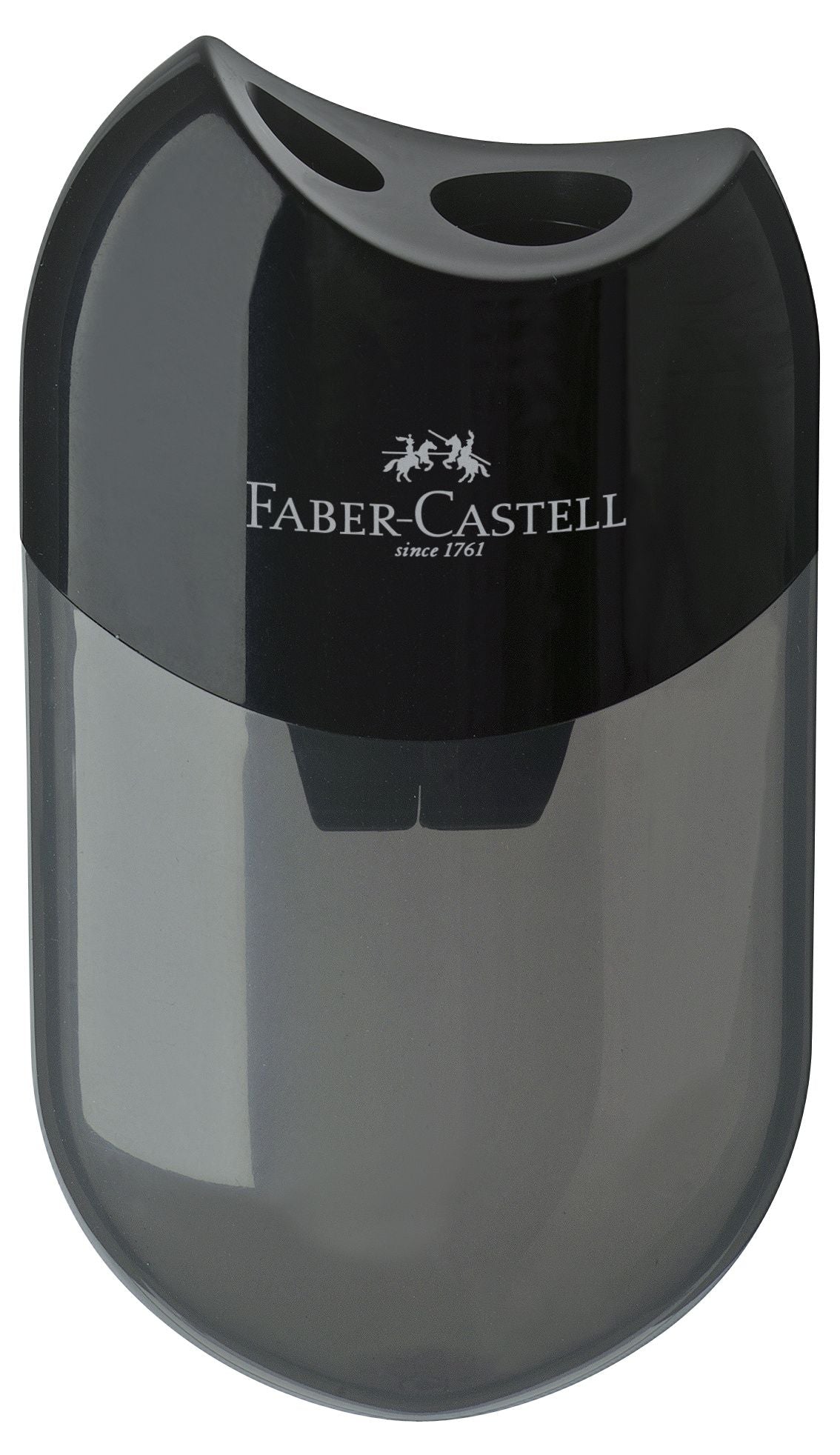 ASCUTITOARE PLASTIC DUBLA CU CONTAINER NEAGRA FABER-CASTELL ASCUTITOARE PLASTIC DUBLA CU CONTAINER NEAGRA FABER-CASTELL